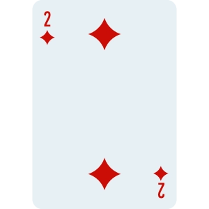 2 of Diamond Card