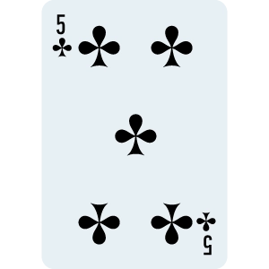 5 of Club Card