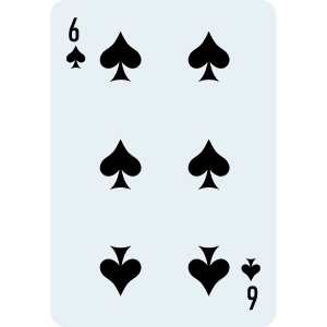 6 of Spade Card