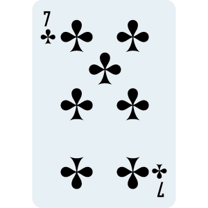 7 of Club Card