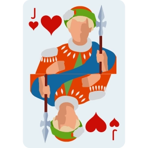 J of heart Card